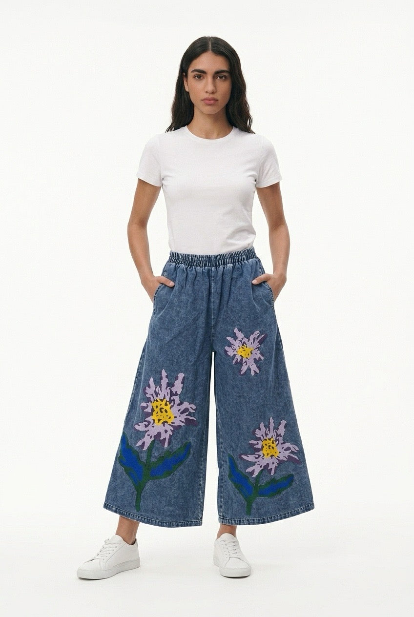 Bloom Wide-Leg Denim