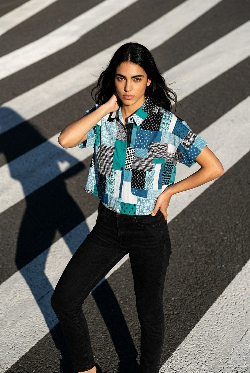 Mosaic Patchwork Shirt
