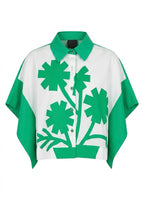 Green Flower design shirt