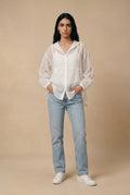 Sheer Hooded Lightweight Shirt