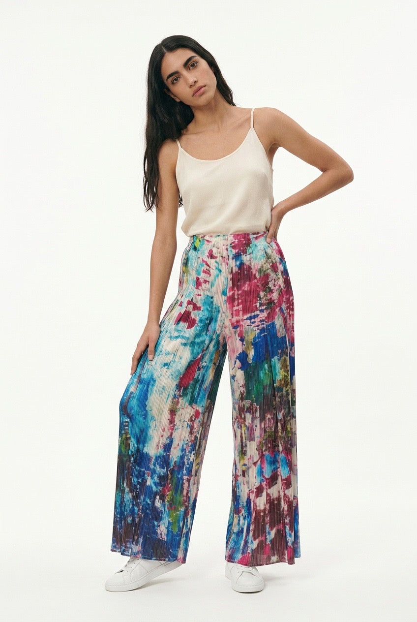 Prism Flow Pleated Pants