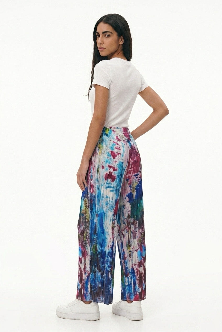 Prism Flow Pleated Pants