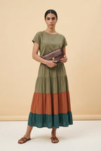 Terra Tiered Maxi Skirt