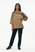 Desert Stroke Oversized Shirt