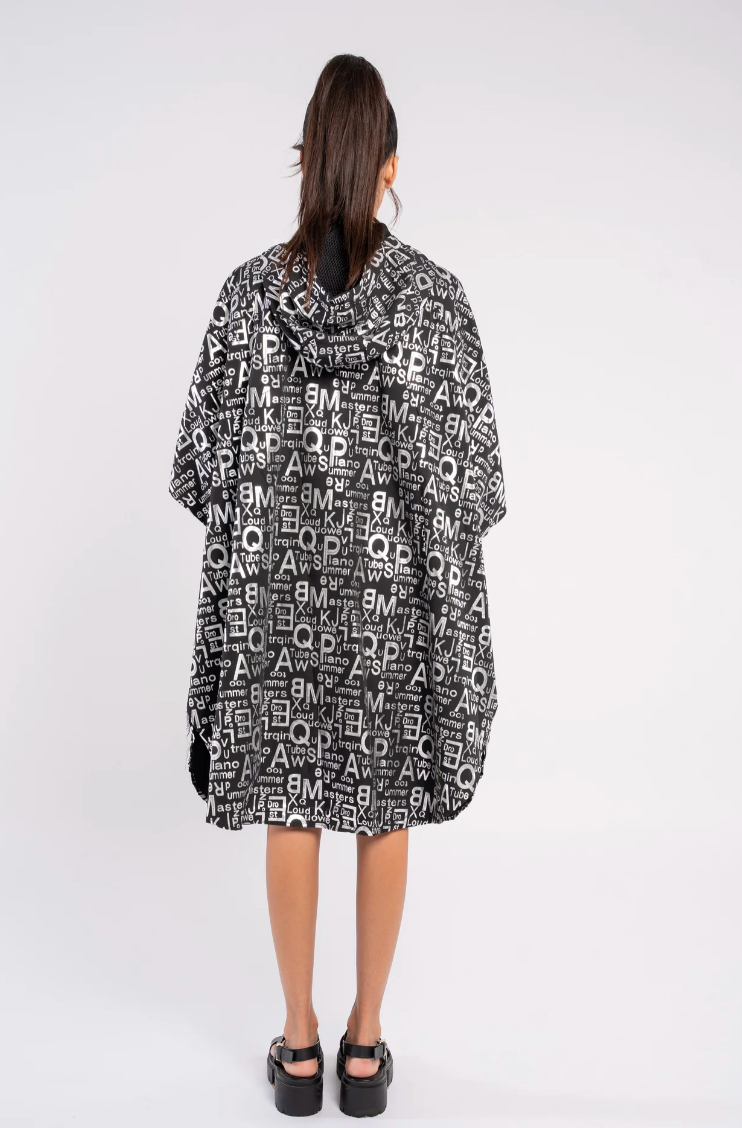 Mono Script Oversized Jacket