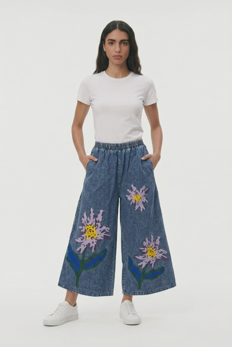 Bloom Wide-Leg Denim